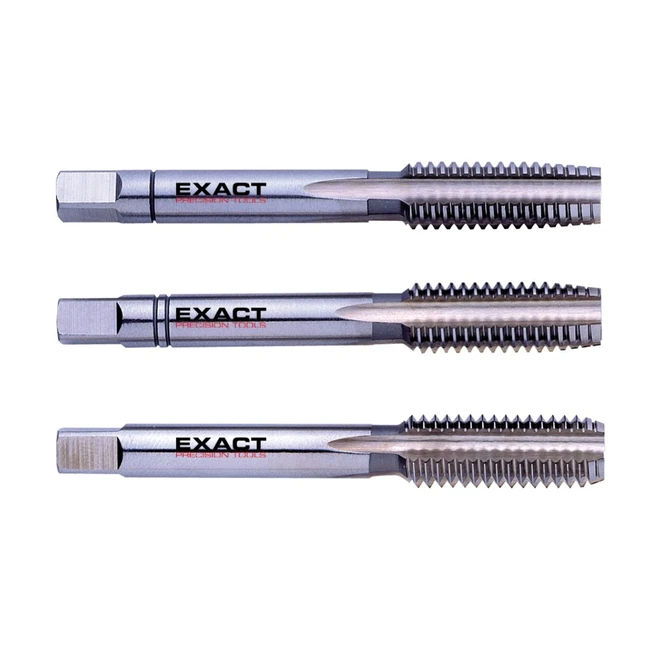 Set Maschi a Mano M6 HSS DIN 352 - Filo Interno per Fori Passanti e Ciechi