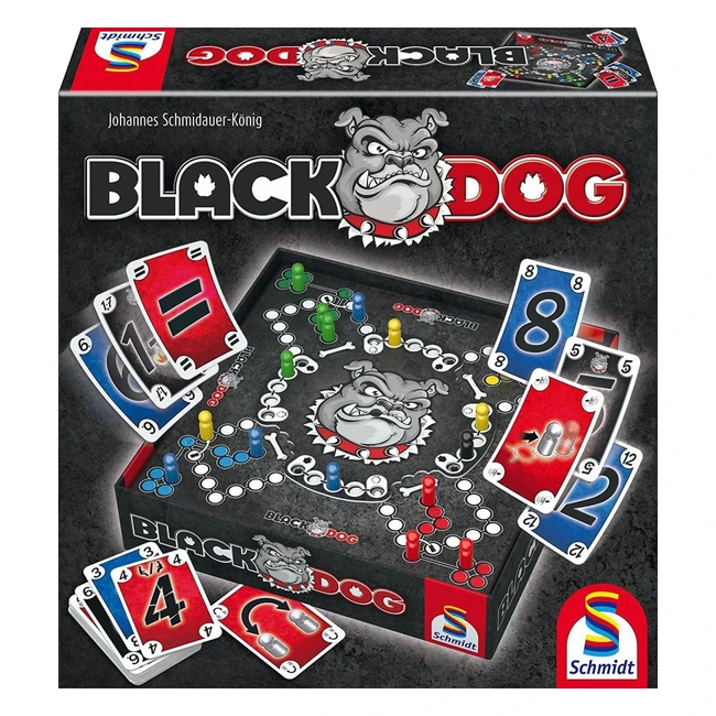Schmidt Spiele 49323 Black Dog Brettspiel Familienspiel