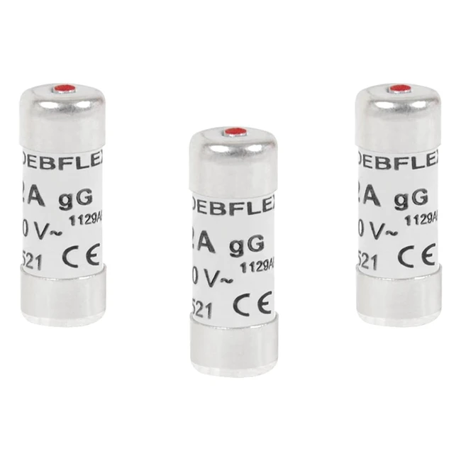 Debflex 715286 - 3 fusibili con spia 10A 230V