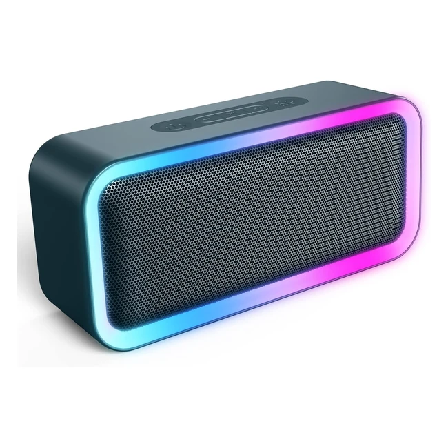 Meguo 2023 RGB Lights Bluetooth Speaker 20W - Portable Wireless Speaker