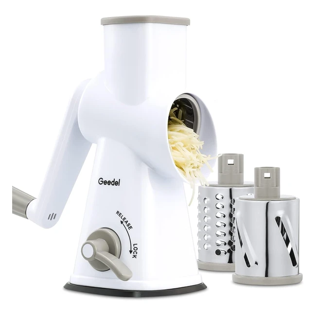 Grattugia Formaggio Affettaverdure Mandolina - Taglio Veloce - Lavabile in Lavastoviglie