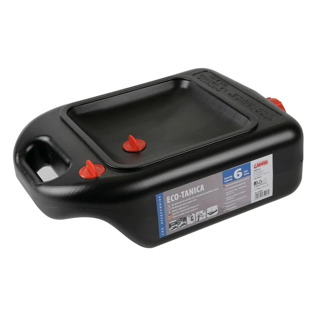 Bidón Eco Tanque 6L para Recogida y Transporte de Aceites Usados - Lampa