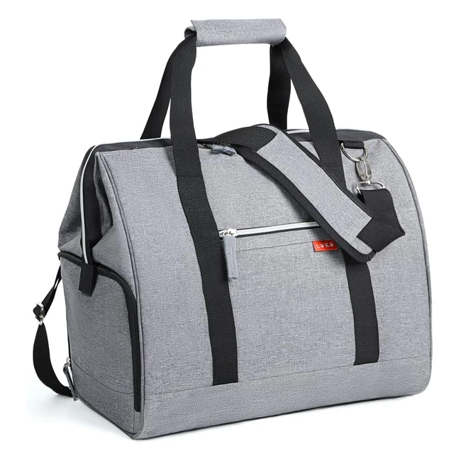 Lekesky 33L Overnight Bag for Women - Top Opening, Shoe Compartment, Stylish Design