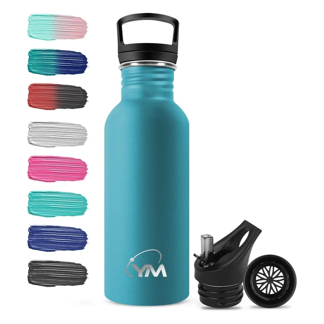 Kollykolla Stainless Steel Water Bottle - 500ml, Leakproof, BPA-Free, Eco-Friendly