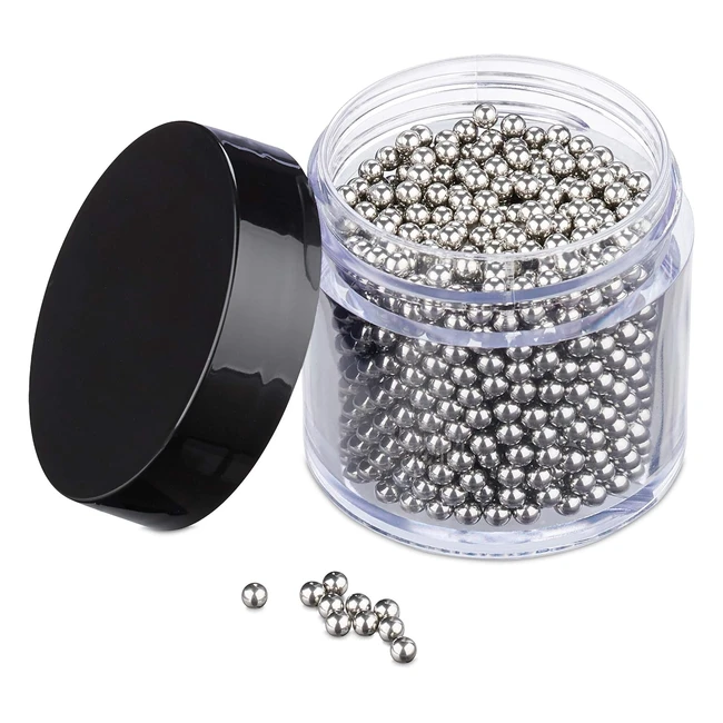 Lot de 1000 perles de nettoyage en acier inoxydable pour bouteilles, carafes, vases - Référence: RELX-1000P - Nettoyage efficace et durable