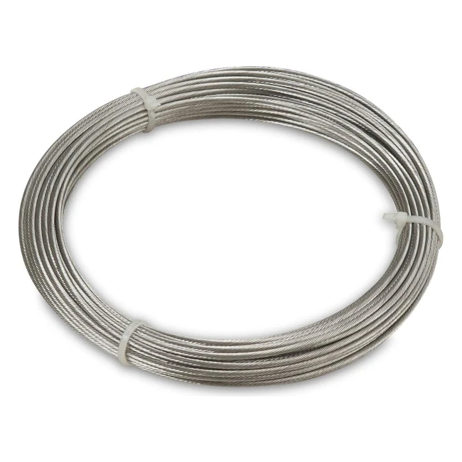 Cable de Acero Inoxidable Windhager 14m x 2mm - Montaje y Tensado de Toldos y Marquesinas