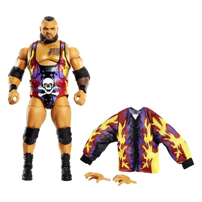 WWE Elite Collection - Personaggio Bronson Reed Snodato con Accessori - Giocattolo per Bambini 8 Anni HDF04