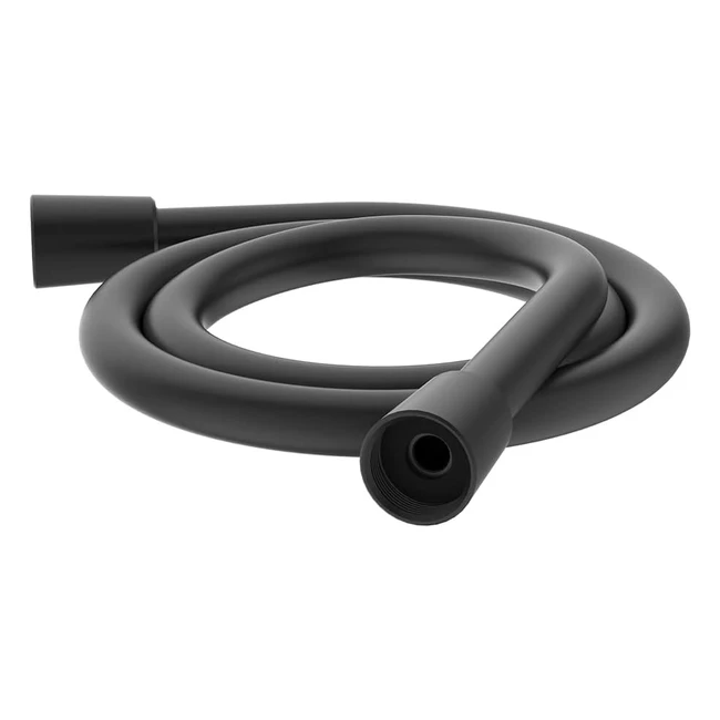 Flexible de douche Idealflex 175m - Gaine plastique antitorsion - Noir soie