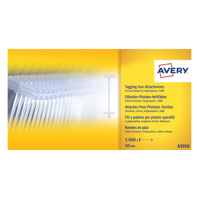 Avery AS040 - Fili a Paletta per Pistola Sparafili 40mm - 5000 Pezzi