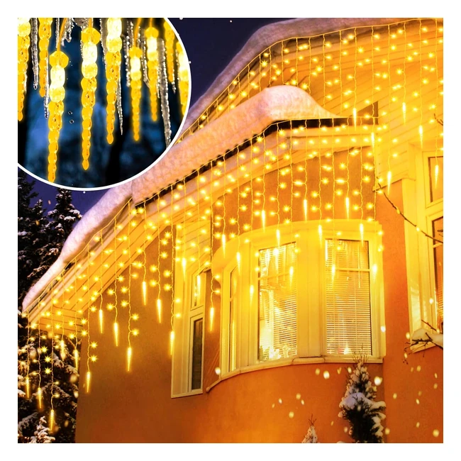 Tenda Luminosa LED 400 Luci Natalizie Esterno - Uping