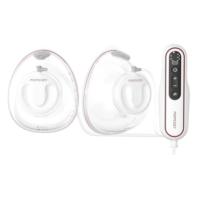 Momcozy Ultralight Hands Free Breast Pump V2 - Portable Double Electric Pump