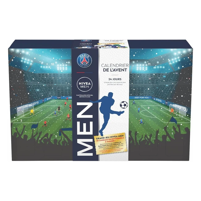 Calendrier de l'Avent Nivea Men 2023 - Ticket d'or pour gagner des lots - Coffret cadeau homme
