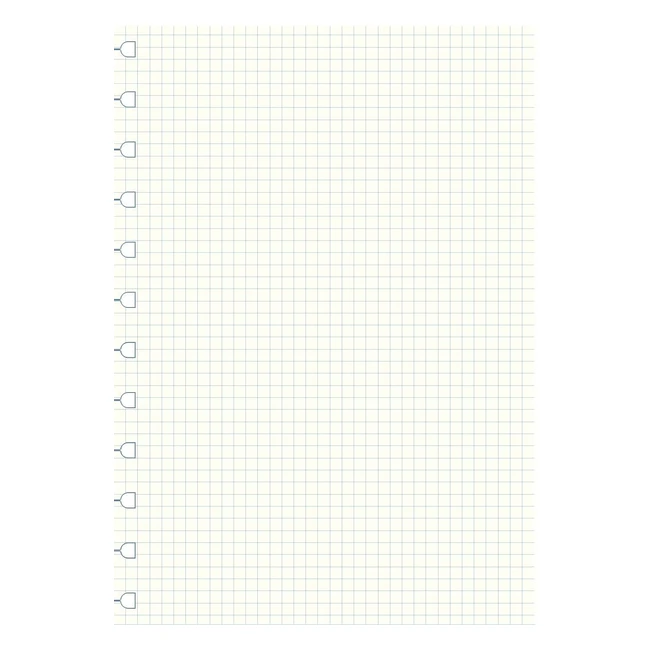 Filofax A4 Nota Quadrata Bianco - 32 fogli, 100 gm2