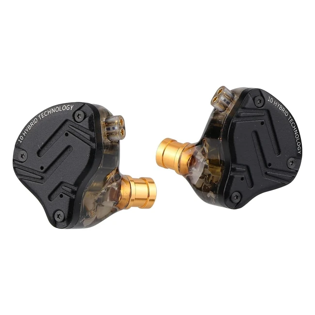 Auriculares Linsoul KZ ZS10 Pro X Upgraded 1D4BA Híbridos Hifi IEM