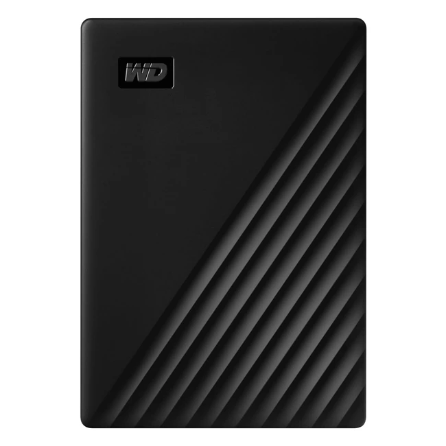 WD 5TB My Passport Portable HDD USB 3.0 - Backup, Password Protection - PC, Xbox, PlayStation - Black