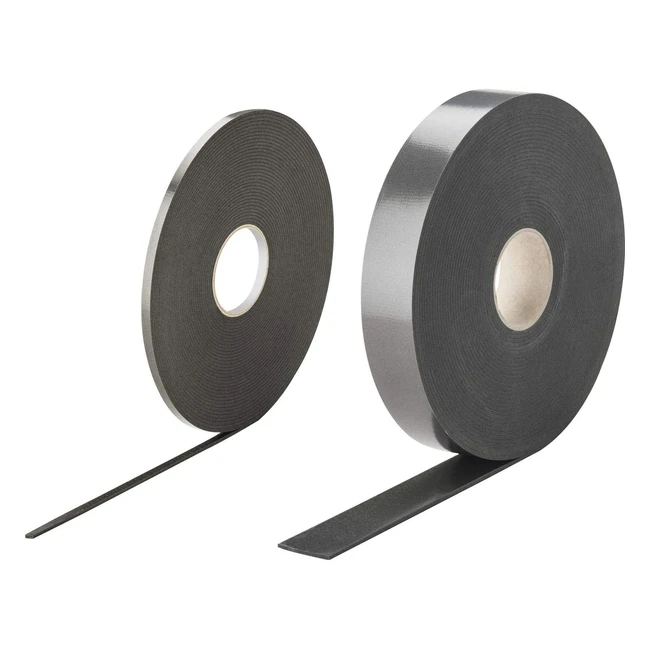 illbruck 329516 Elastozellband TN126 9 x 2 mm 20 m Schwarz - Hohe Qualität und Langlebigkeit