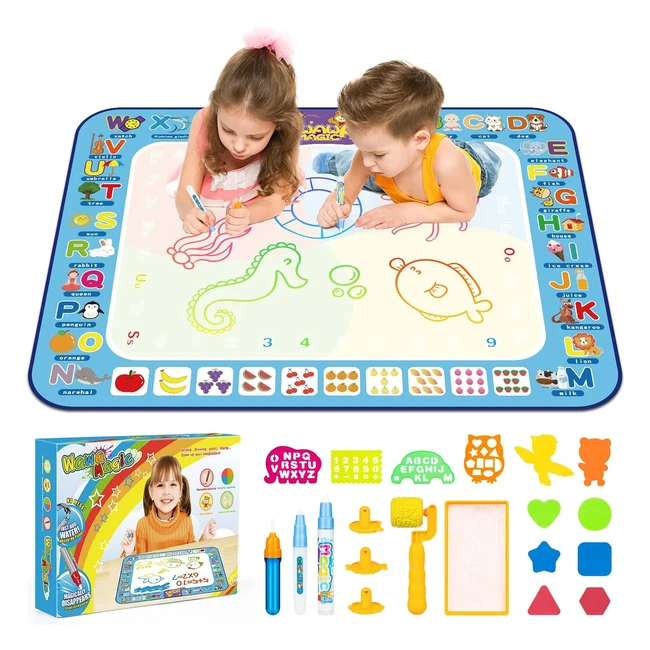 Tappeto Magico per Bambini 100x75 cm - Smyidel Doodle - Giocattoli Educativi e Regali