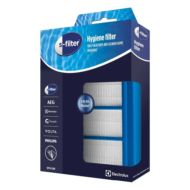 Filtro Lavabile Electrolux EFH12W SFilter - Rimuove Polline, Spore di Muffa e Allergeni