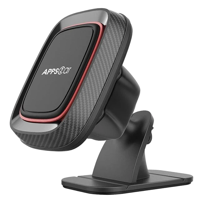 Magnetic Phone Car Mount - Apps2Car 360 Dashboard Holder for iPhone 11 Pro XS Max X 8, Samsung, OnePlus - Strong Magnetic, 360 Adjustable