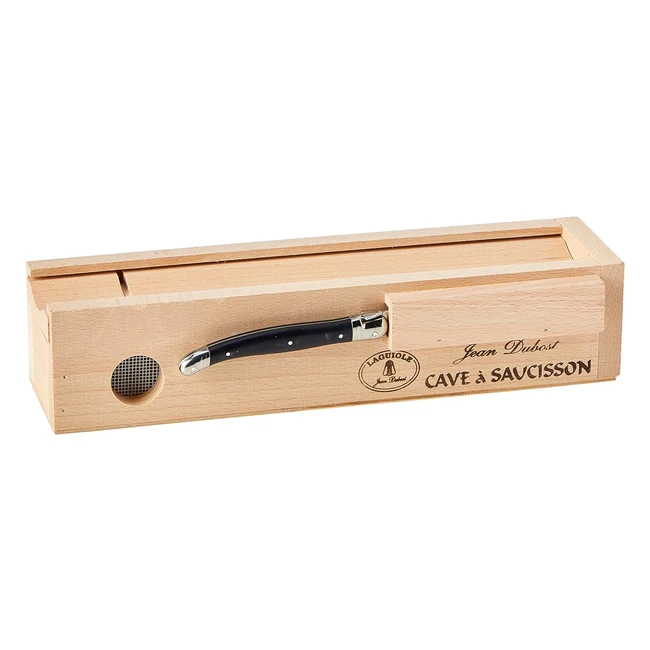 Couteau Laguiole Jean Dubost 61311 Cave Saucisson Noir - Qualité supérieure