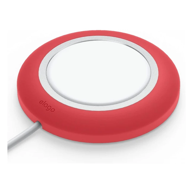 elago MS Pad - Ricarica Compatibile con Caricatore Magsafe Charger - Serie iPhone 14 13 12 - Ricarica Wireless - Airpods Pro 21 - Airpods 3