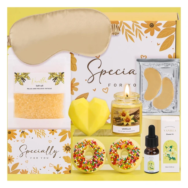 Pamper Gifts for Her - Birthday & Christmas Presents - Relaxation Spa Bath Gift for Women