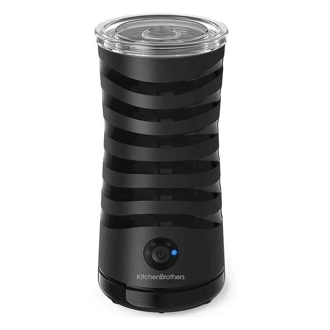 Espumador de Leche Eléctrico KitchenBrothers - 4 en 1 - Negro