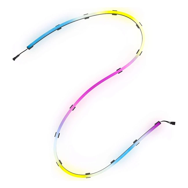 Corsair iCUE Smart Lighting Strip Starter Kit - 14m Length, 84 LEDs - RGB Ambient Lighting