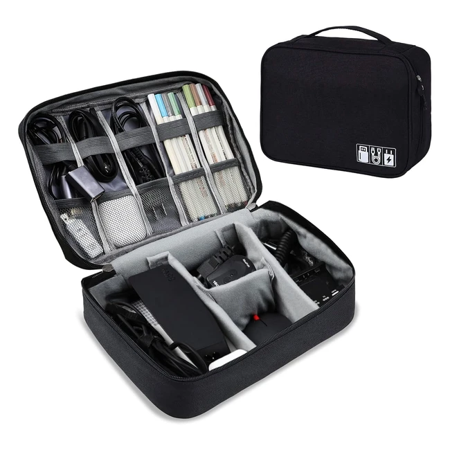 Bolsa Organizador Cables Aiqinu - Gran Capacidad - Resistente al Agua