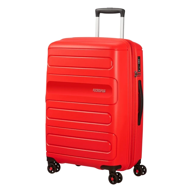American Tourister Spinner 6825 Exp Bag - Rosso Sunset Red - M 675 cm - 835L