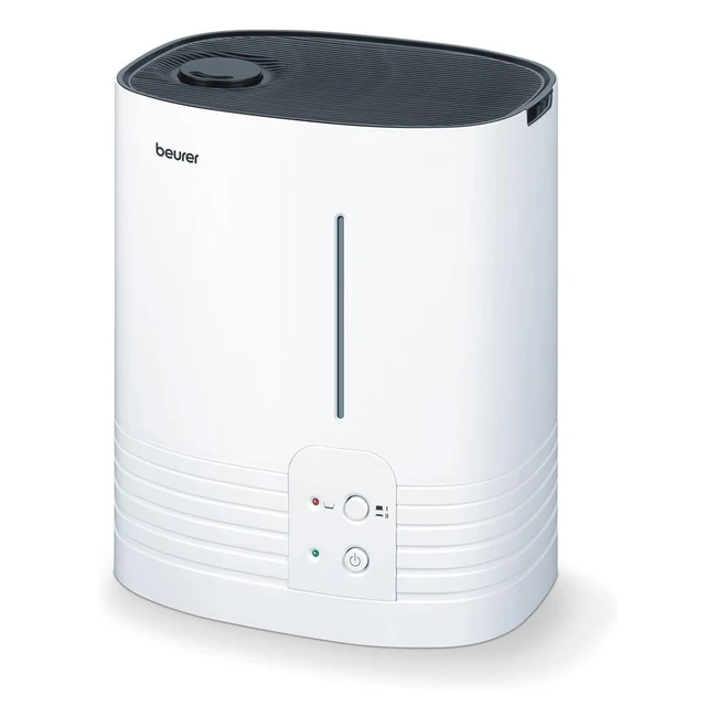 Humidificador Beurer LB55 - Tecnología de Vaporización de Agua Caliente - Máxima Nebulización 400ml/h - Blanco