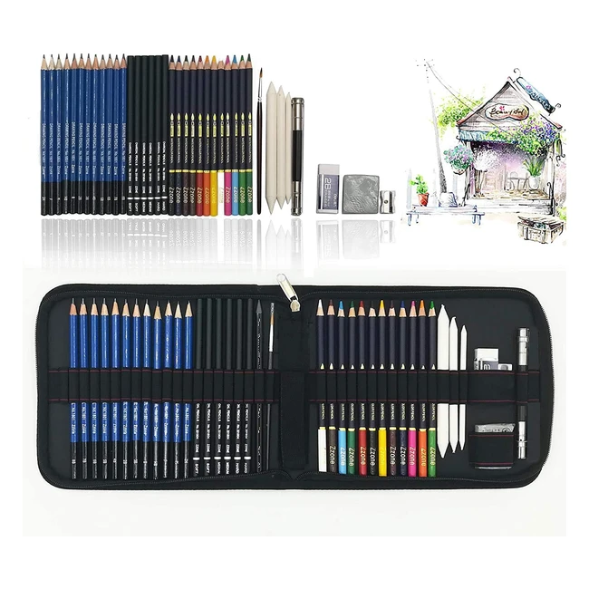 Set Matite Colorate Professionali 41pc - Ideale per Artisti Professionisti e Principianti