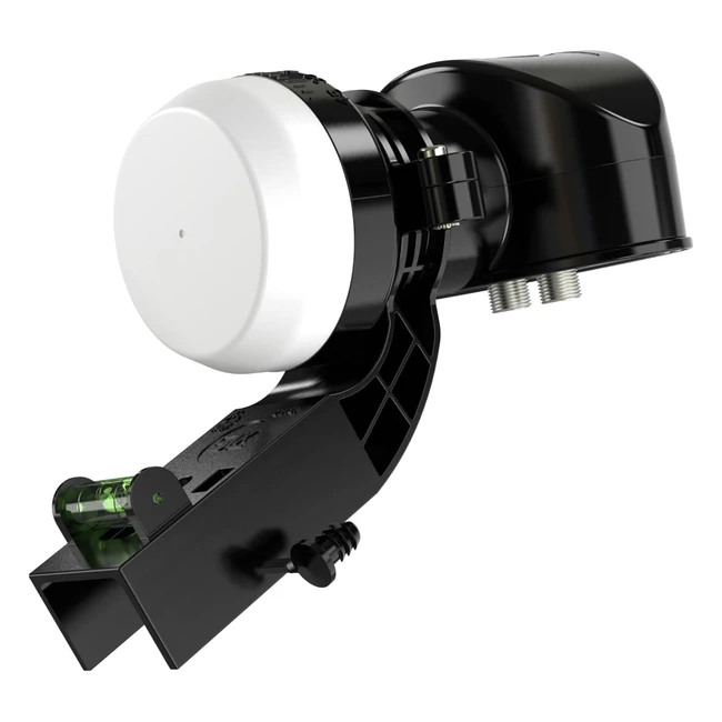 SLX LNB Twin Output 4K Satellite HD 2 Output Ku Band Universal - Sky HDFreesat HD - MK4 Bracket