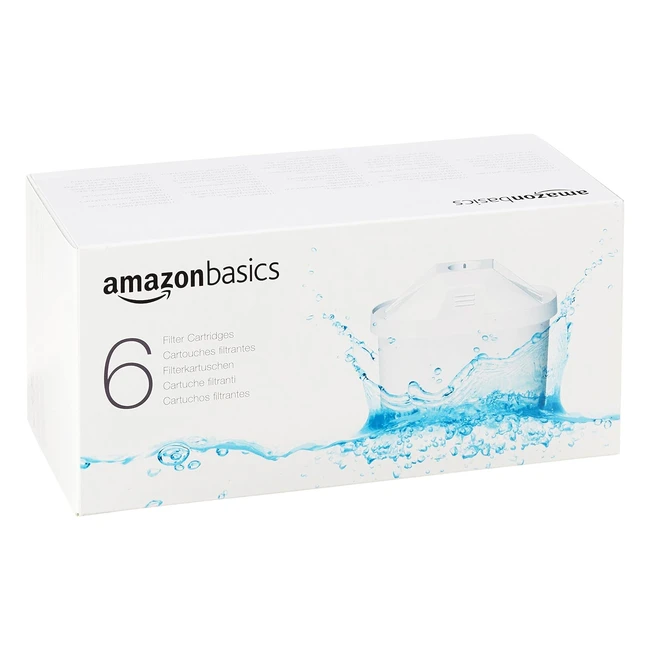 Amazon Basics Carafe Filter Cartridges für Brita Maxtra Karaffen - 6er Pack