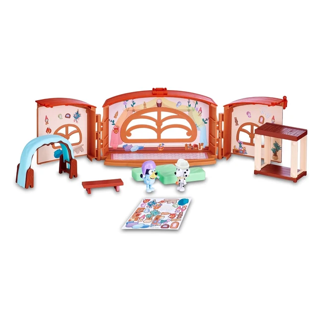 Colegio Bluey Playset - Figuras Chloe - Accesorios y Pegatinas - 3 Años