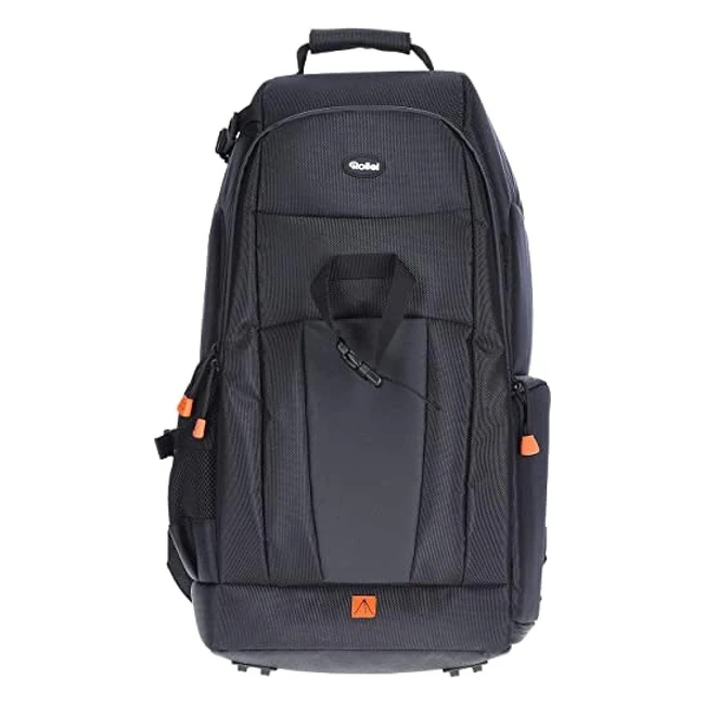 Rollei Zaino Fotografico L - Vano Laptop, Copertina Antipioggia - Nero