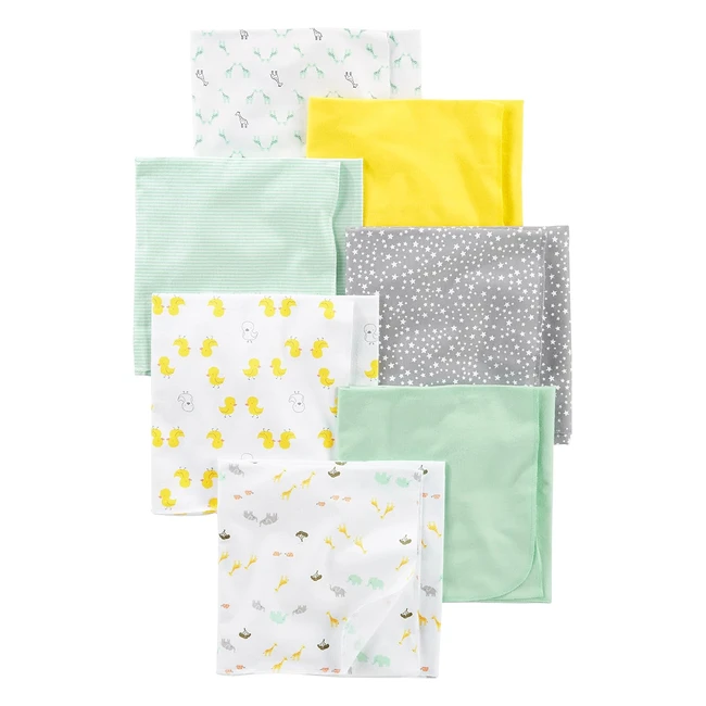 Simple Joys by Carter's Baby Jungen Flanelldecken - Weiche und gemütliche Decken für Babys