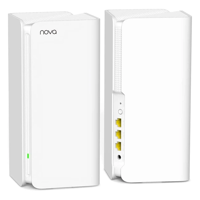 Tenda MX15 Pro 2Pack - Wifi 6 AI Mesh Système AX5400 Dualband - Couverture jusqu'à 520m² - Installation Simple - Contrôle Parental