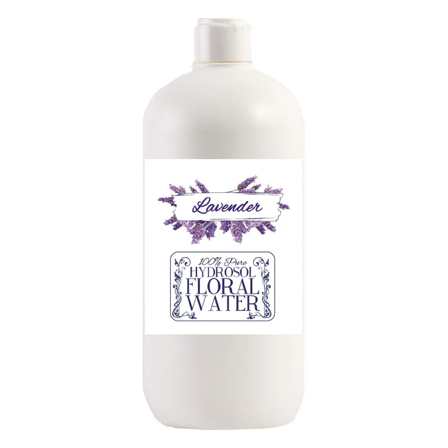 Mystic Moments Lavender Hydrosol Floral Water 1L - Perfect for Skin, Face, Body