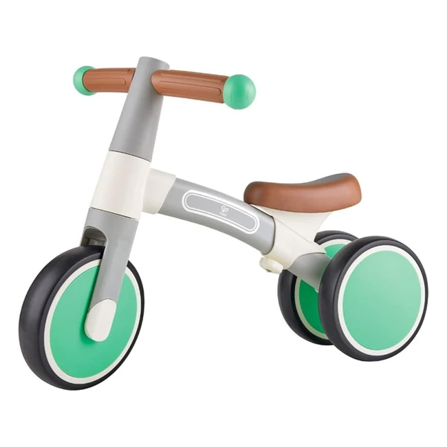 Draisienne Hape 3 Roues BB Verte - Enfant 18 mois+ - Cadre Léger en Aluminium - Siège Ergonomique Réglable - Développe l'Équilibre et la Coordination