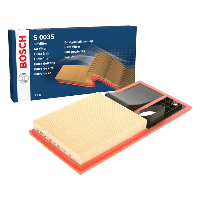 Filtre à air Bosch S0035 pour voiture - Haute qualité et efficacité de filtration