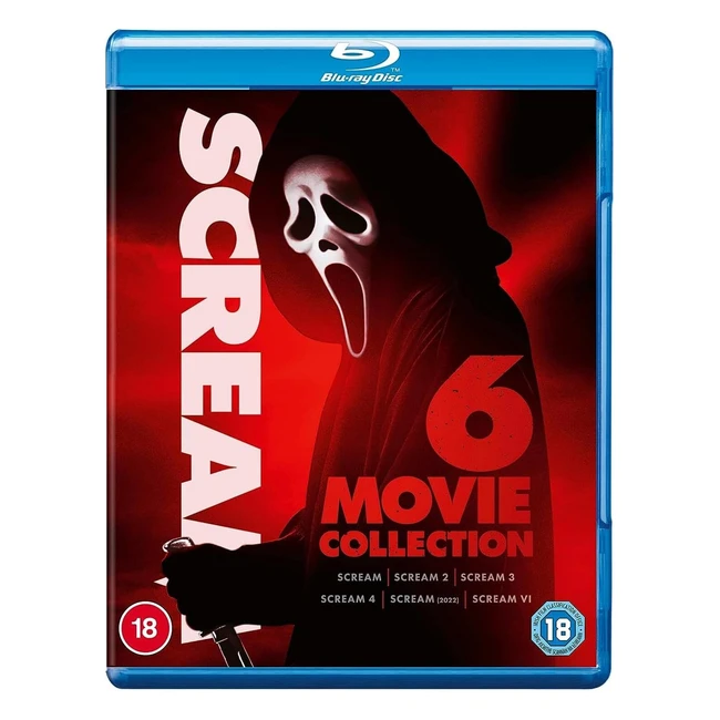 Scream 6-Movie Collection Blu-ray 2023 Region A B C - Limited Stock!