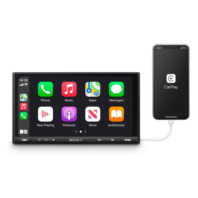 Sony Xavax5650 DAB-Antenne, kapazitiver Touchscreen, HDMI für Streaming, CarPlay, Android Auto, Weblink, 20 DAB, Bluetooth