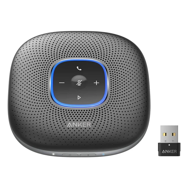 Anker PowerConf Bluetooth-Lautsprecher, 6 Mikrofone, 24 Stunden Akkulaufzeit, ideal für Home Office
