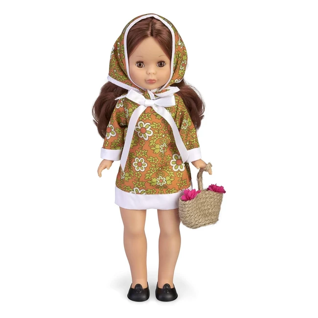Nancy Primavera Años 70 | Muñeca Colección 2020 | Vestido y Pañuelo a Juego | Famosa 700015704