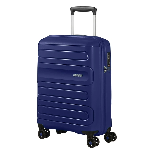 Valise cabine American Tourister Sunside Spinner S 55cm - Bleu Dark Navy