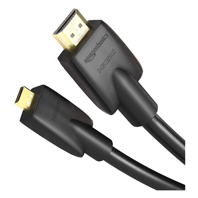 AmazonBasics Highspeed HDMI Kabel MicroHDMI zu HDMI HDMI Standard 2.0 091m