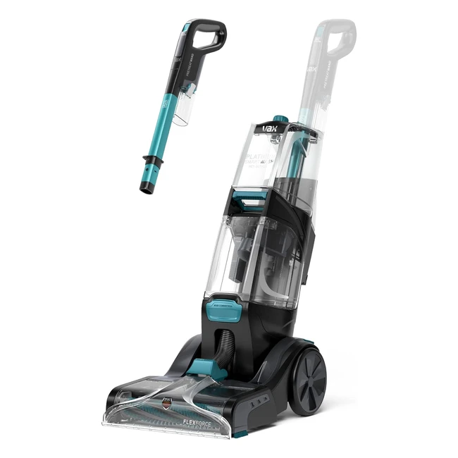 Vax SmartWash PetDesign Carpet Cleaner - Kills 99% of Bacteria - Pretreatment Wand - CDCWSWXP