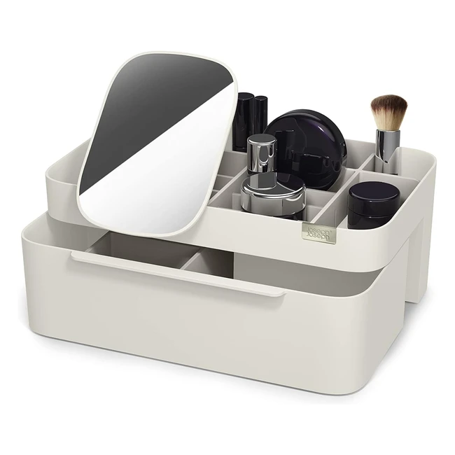 Joseph Joseph Viva Grand Rangement pour Cosmétiques et Maquillage - Nettoyage Facile - Tiroir de Rangement pour Produits de Beauté