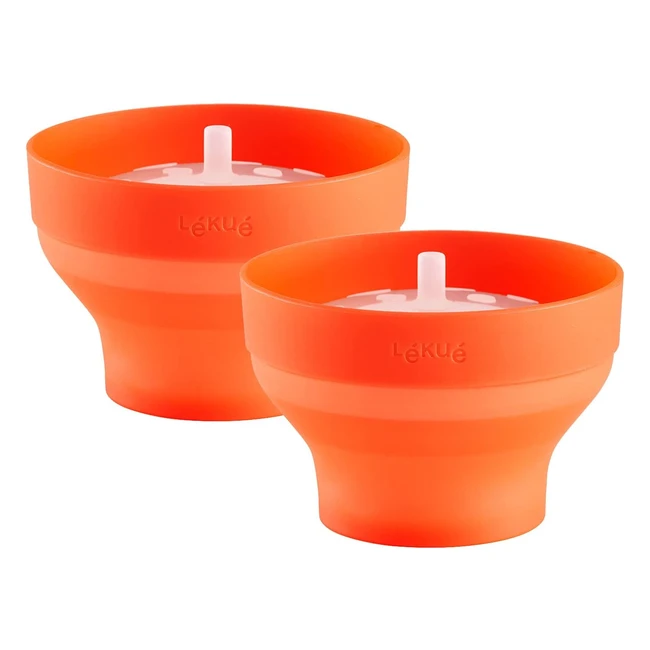 Set 2 Mini Pop Corn para Microondas - LKU - Referencia: XXX - ¡Prepara palomitas saludables en minutos!